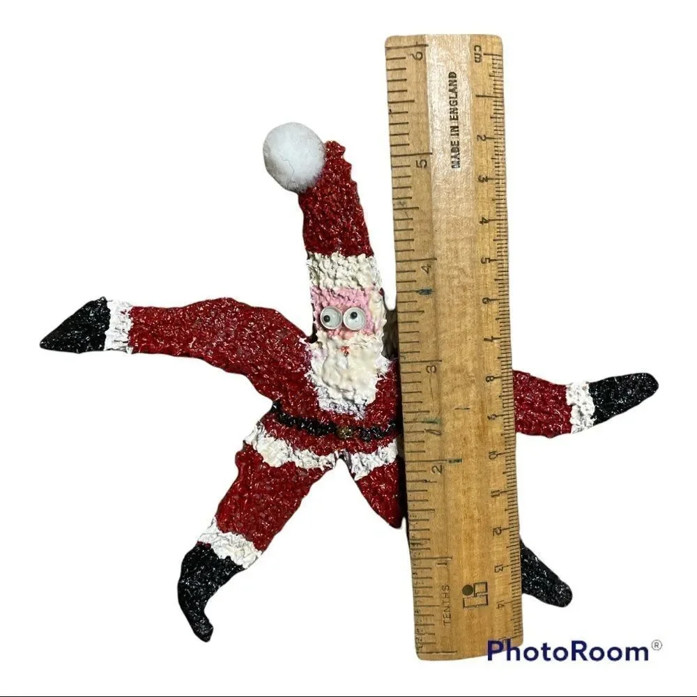 Santa and Snowman Starfish Ornaments